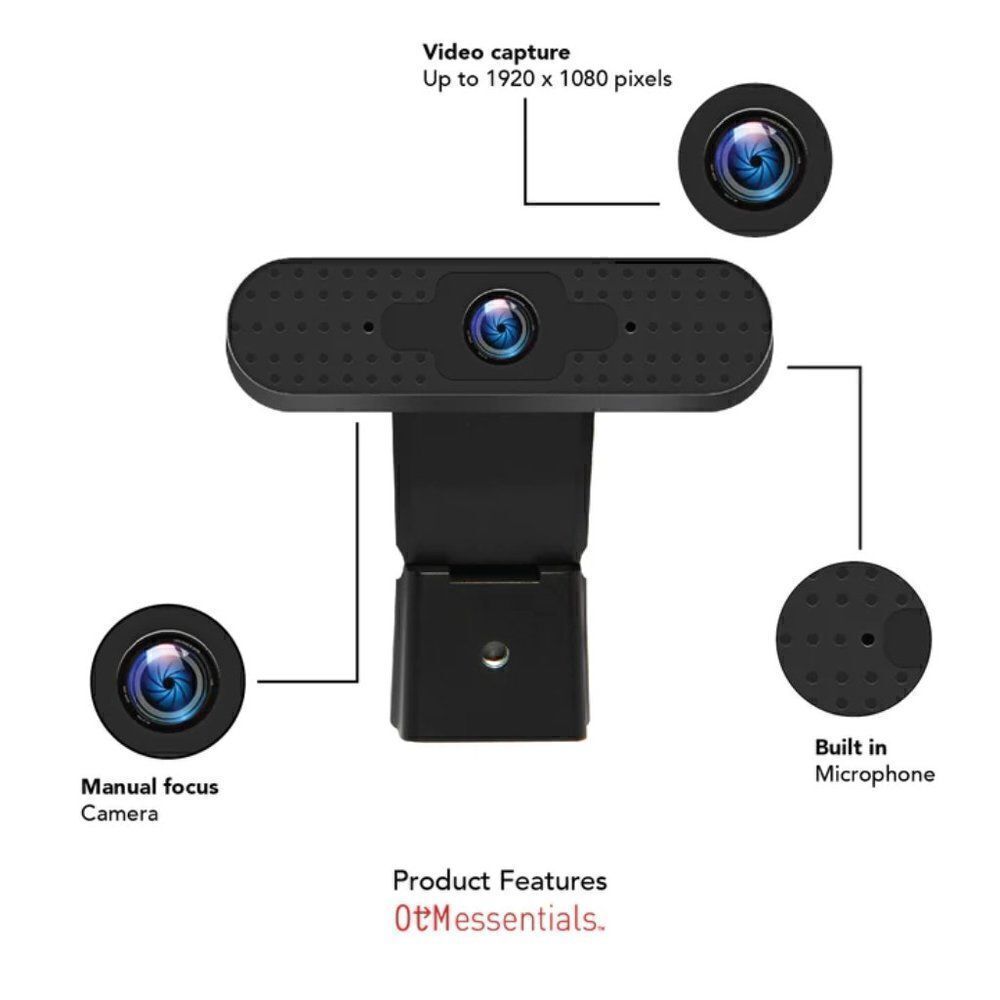 🆕 OTM Essentials HD Pro Webcam - Picture 2 of 6